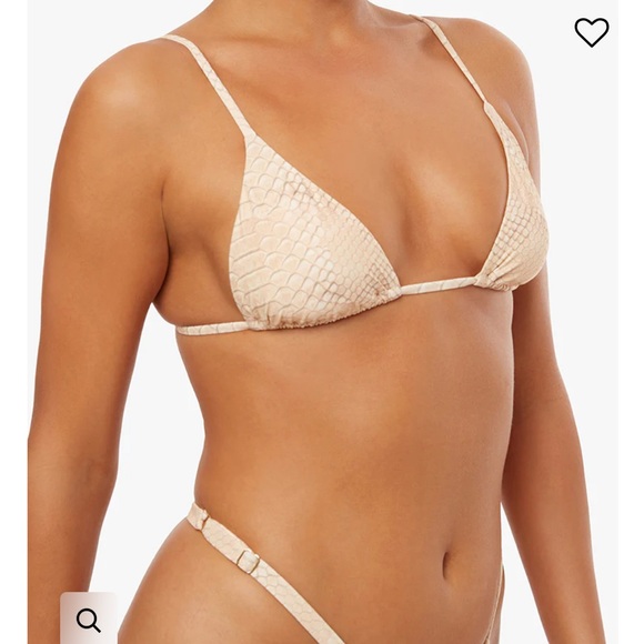 WeWoreWhat Snake Print Bikini Top S and Bottom M Set - Picture 6 of 6